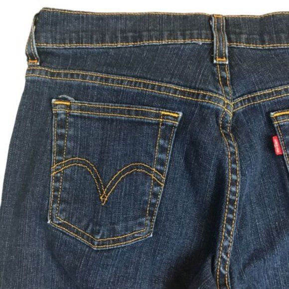 Levis Strauss 515 Womens Boot Cut Jeans Size 6M Stretch Denim Blue 31x32 - Picture 11 of 11